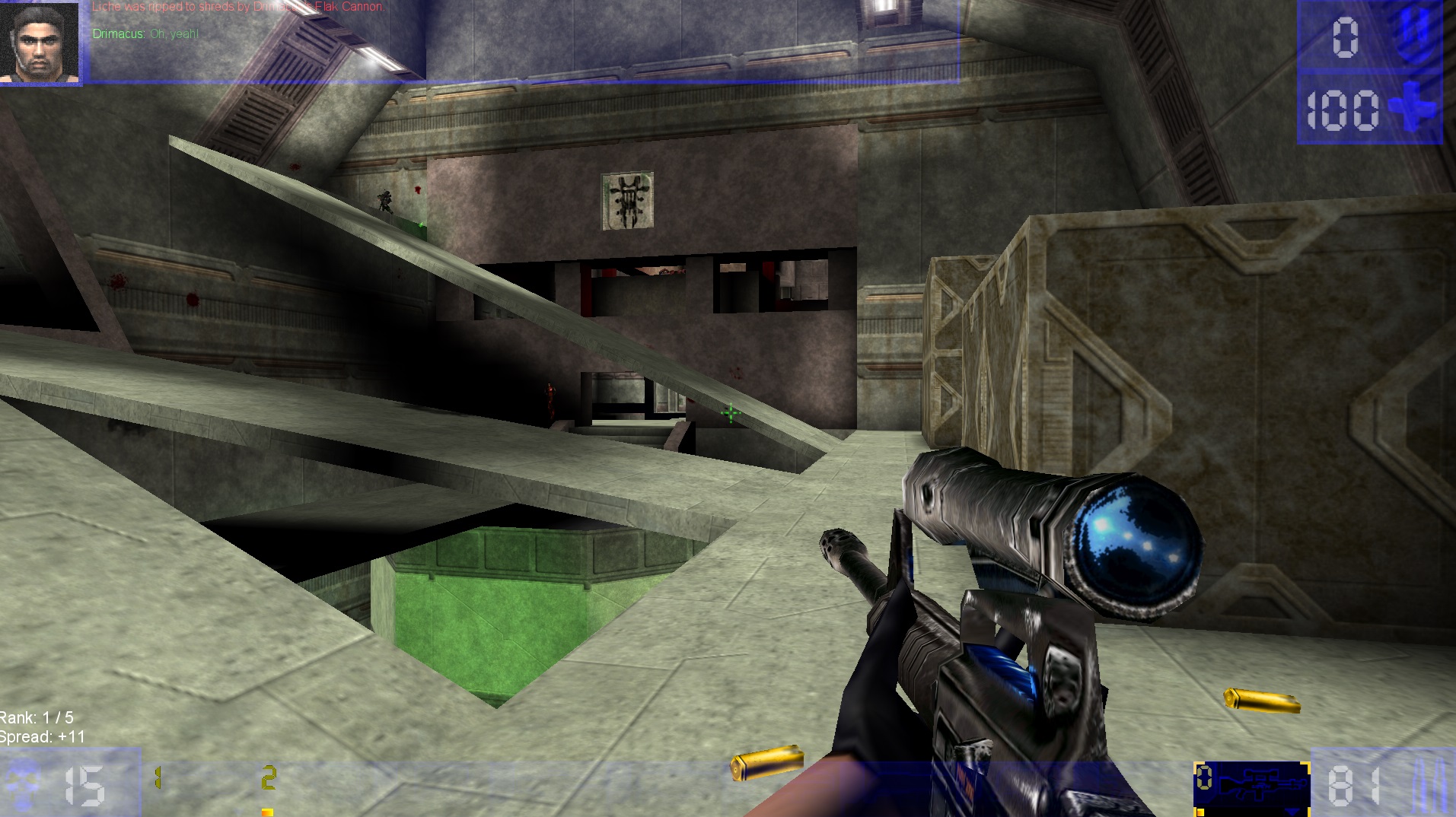 uRh2026 Zark Rifle in-game weapon view